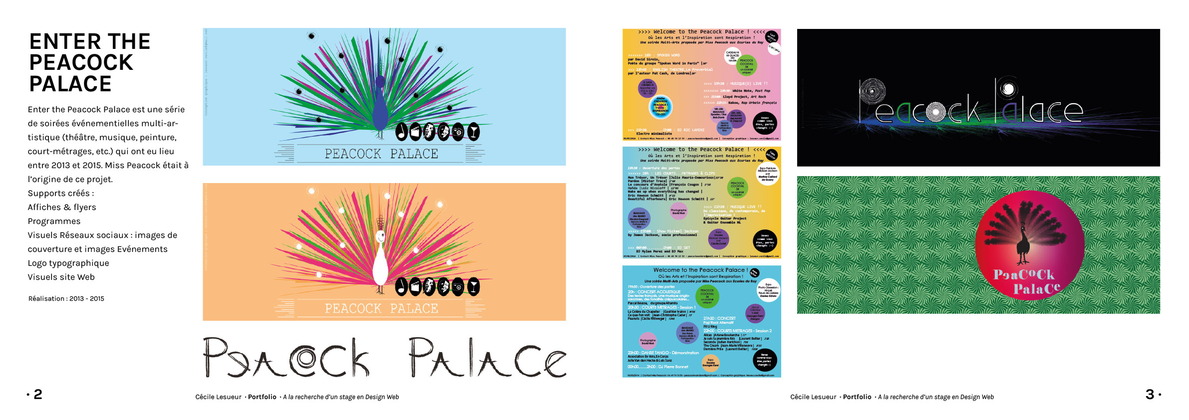 Portfolio Cécile Lesueur - Identité visuelle Web
