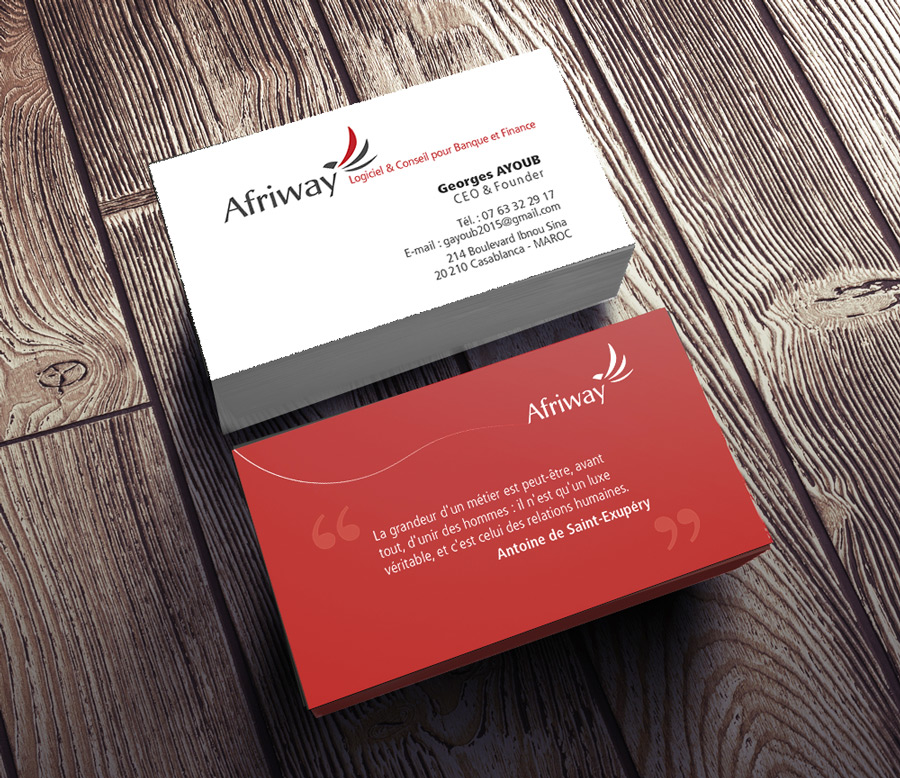 Logo et carte de visite Afriway