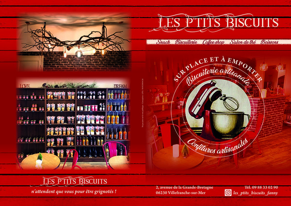 Conception d'une charte graphique pour une boutique de biscuits