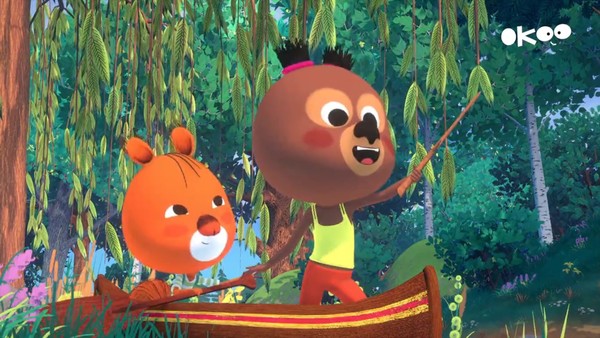 Plan anim� d'Edmond et Lucy diffus� sur France T�l�vision