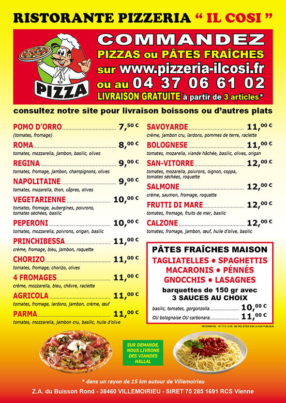 Tract Pizzeria IL COSI