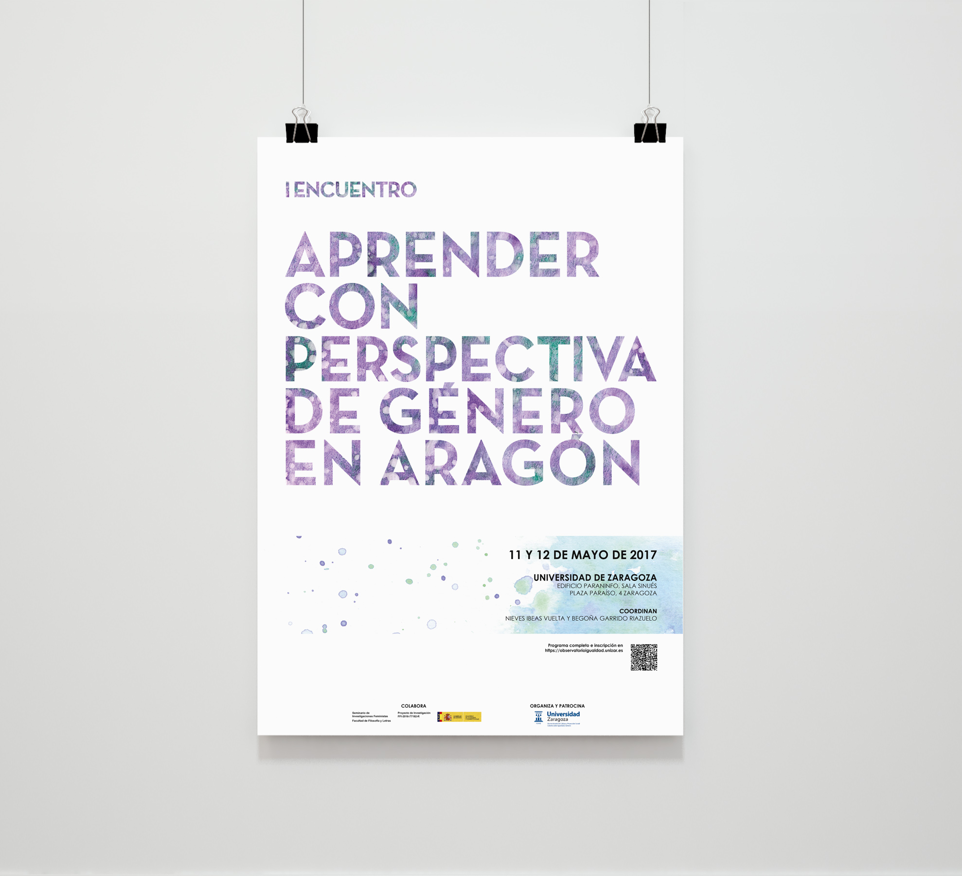 Evnement I ENCUENTRO APRENDER CON PERSPECTIVA DE GNERO EN ARAGN