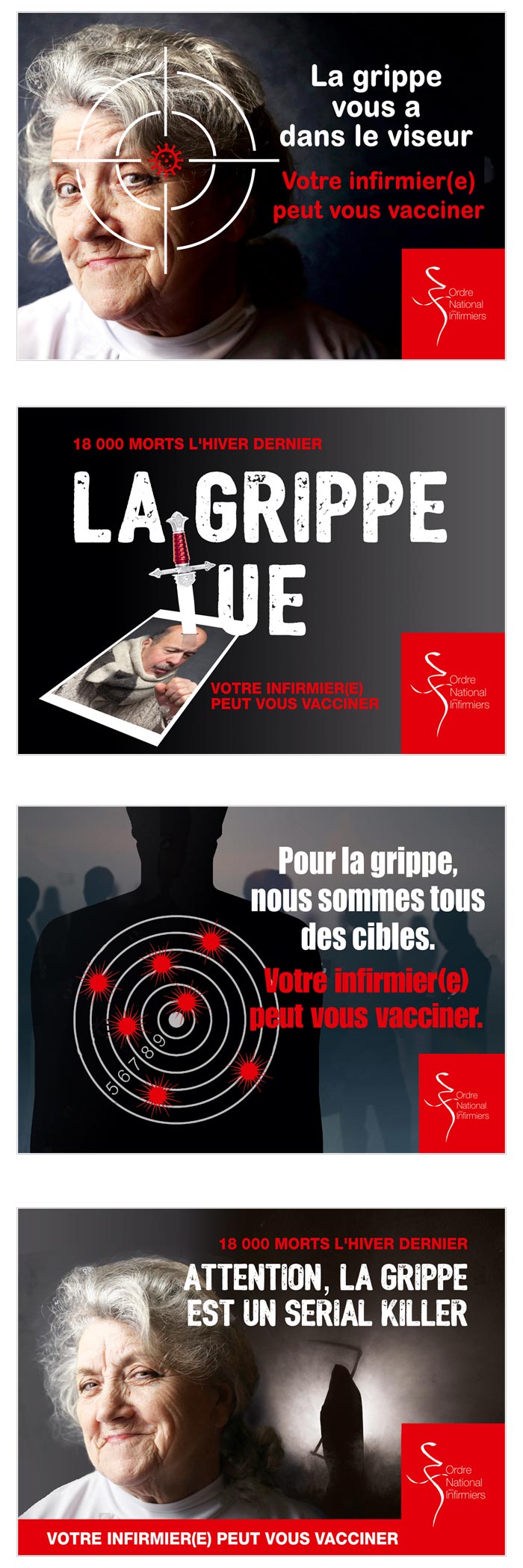 Affiches pour prévention de la grippe