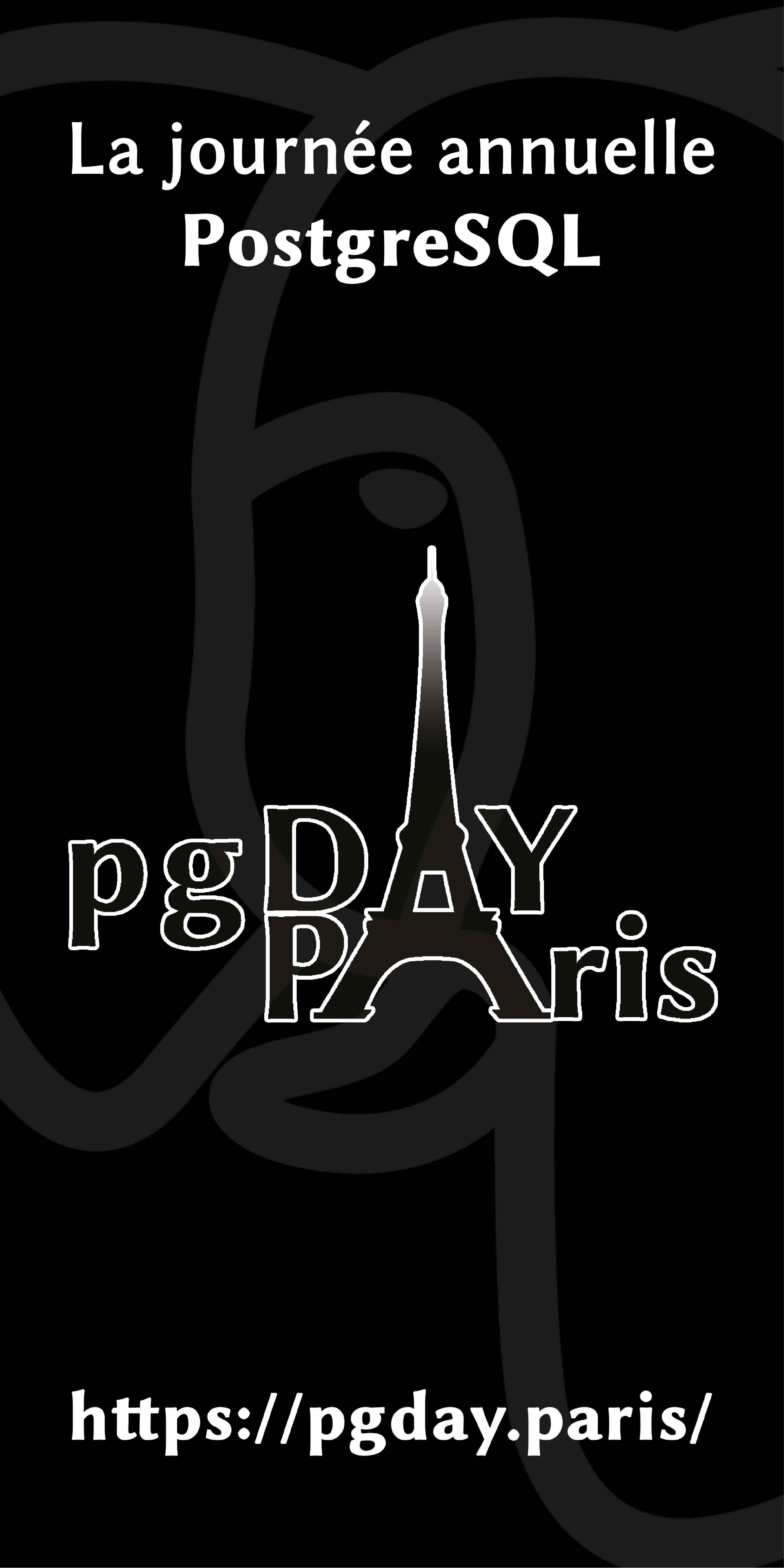 Kakemono PgDay paris