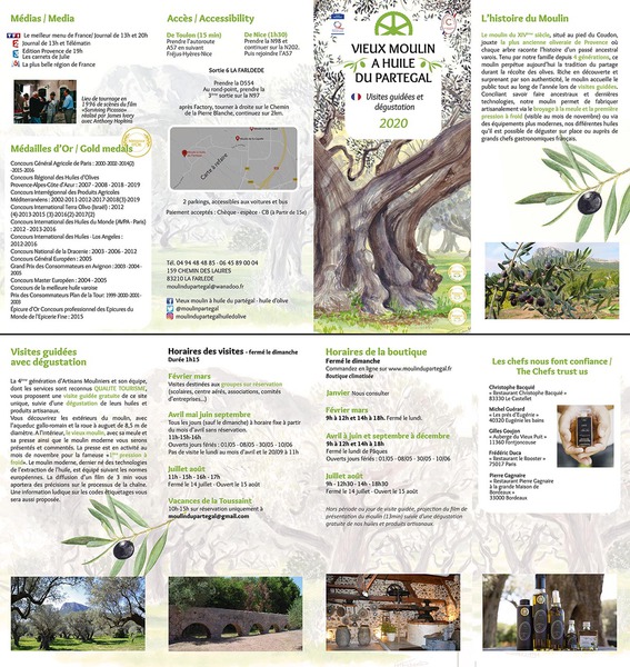 Flyers Moulin La Farlède 2020