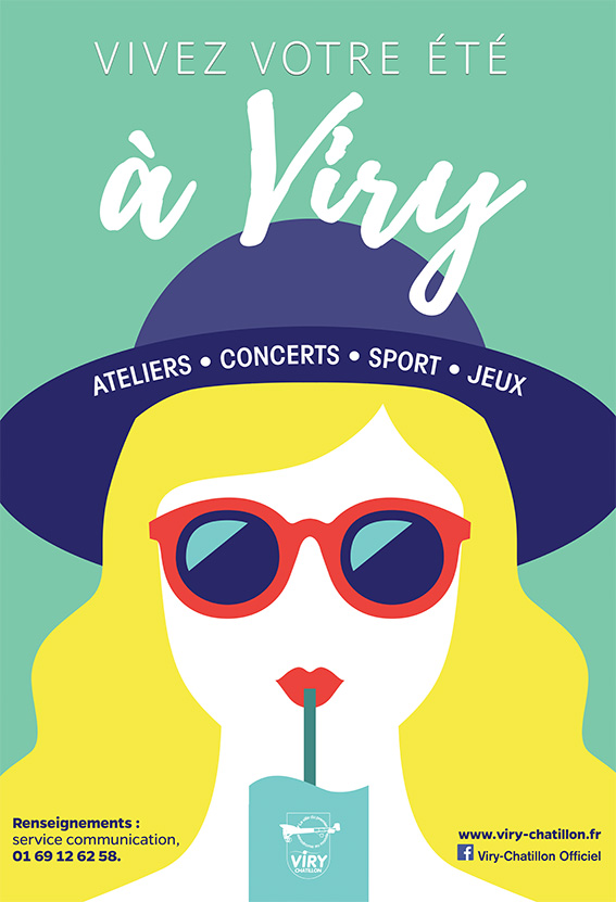 Affiche été à Viry Chatillon