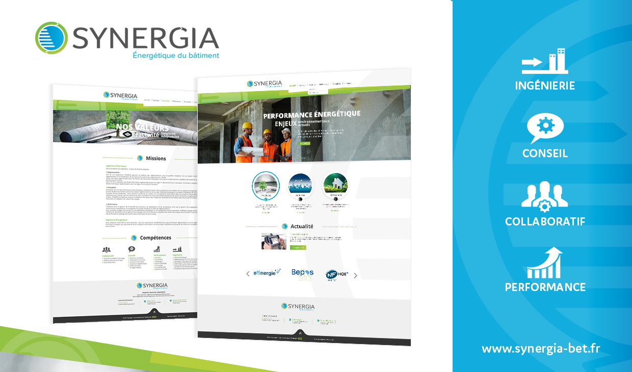 Synergia - Site Web