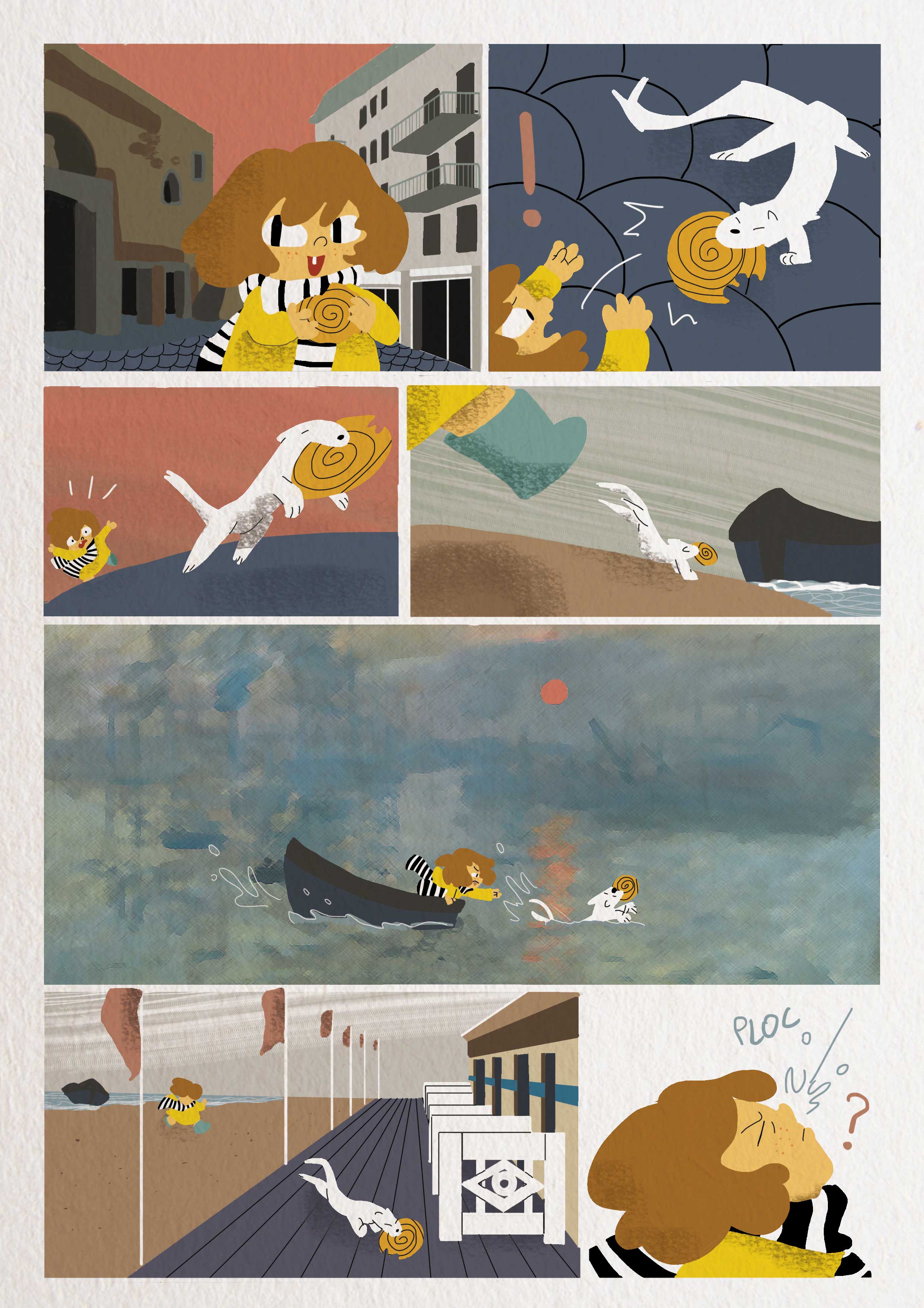 Page 1 d'une BD réalisée pour un concours
