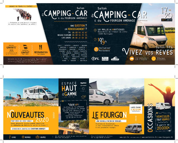 Plaquette 4 pages salon partenaires NA R°/V°
