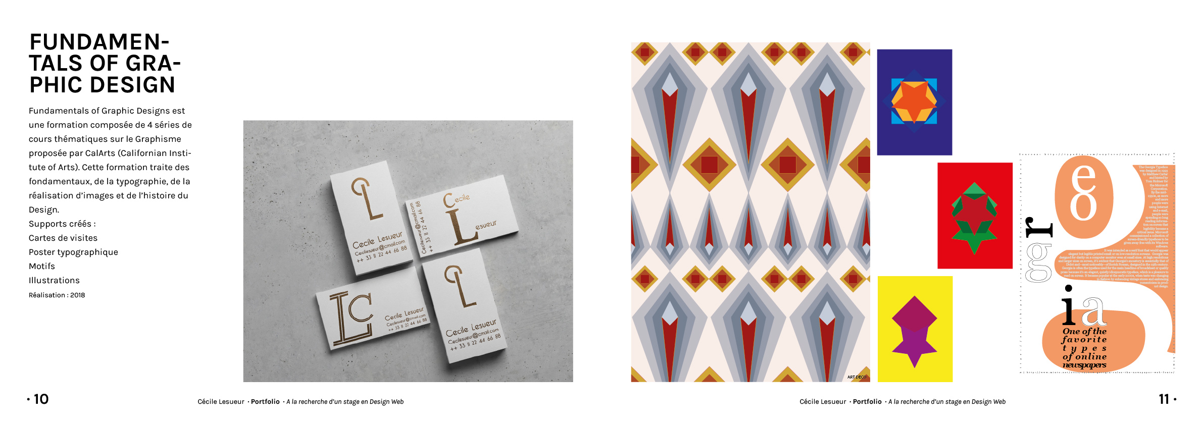 Portfolio Cécile Lesueur - Graphisme - Logos - Motifs