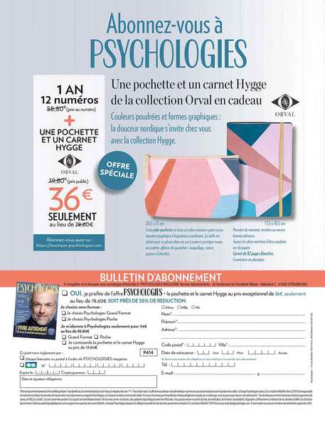 Page Autopromotion Abonnement N° 414