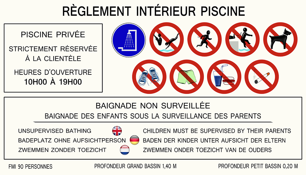 Affiche avec création de pictos