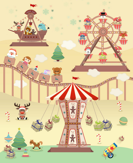 Illustration pour un catalogue de jouets