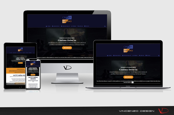 Site vitrine - Cinema Experience - Wordpress