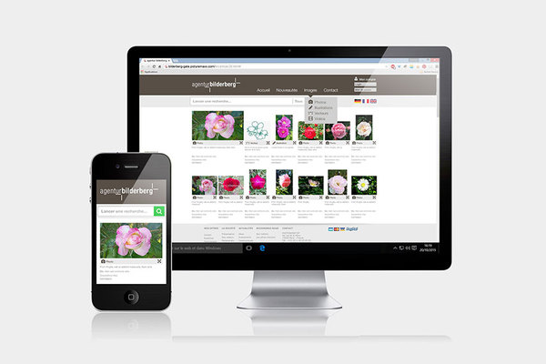 WEB & UI Design pour le site web de l'agence Bilderberg