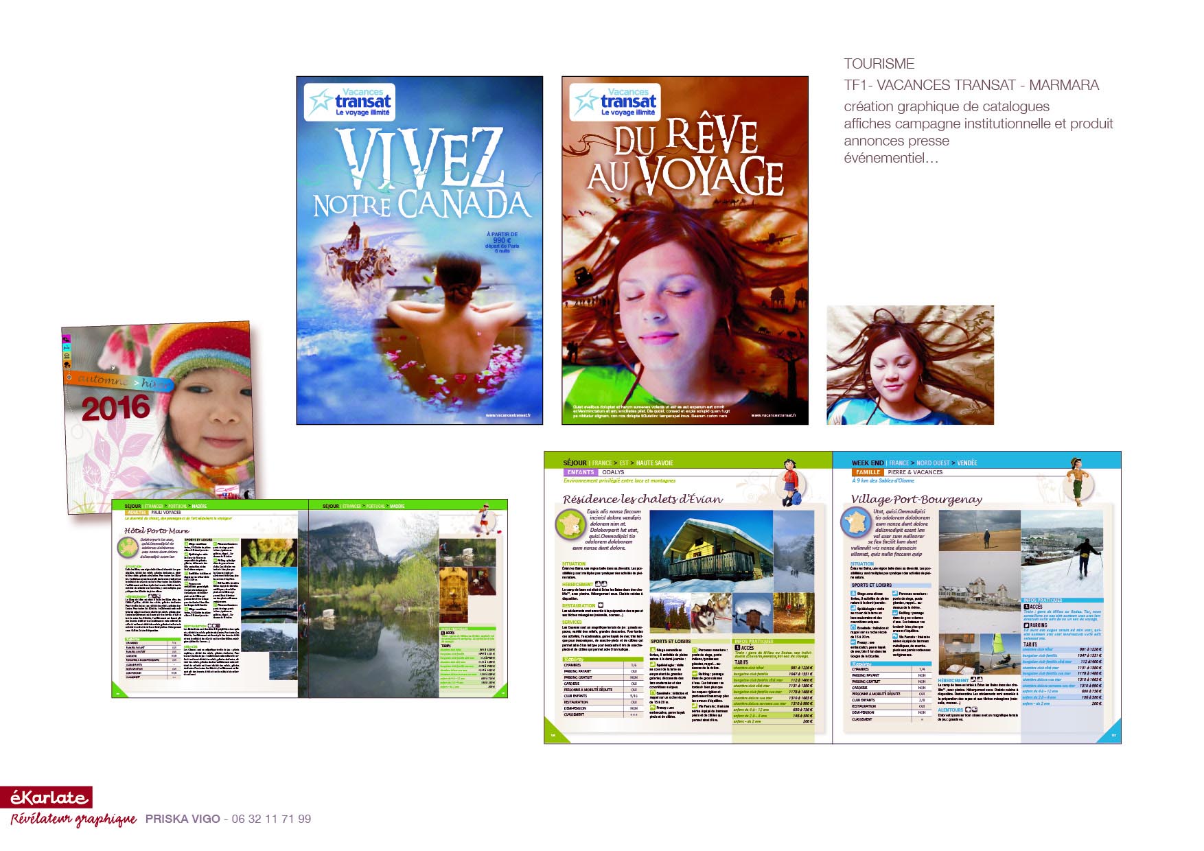 Campagnes publicitaires et catalogues