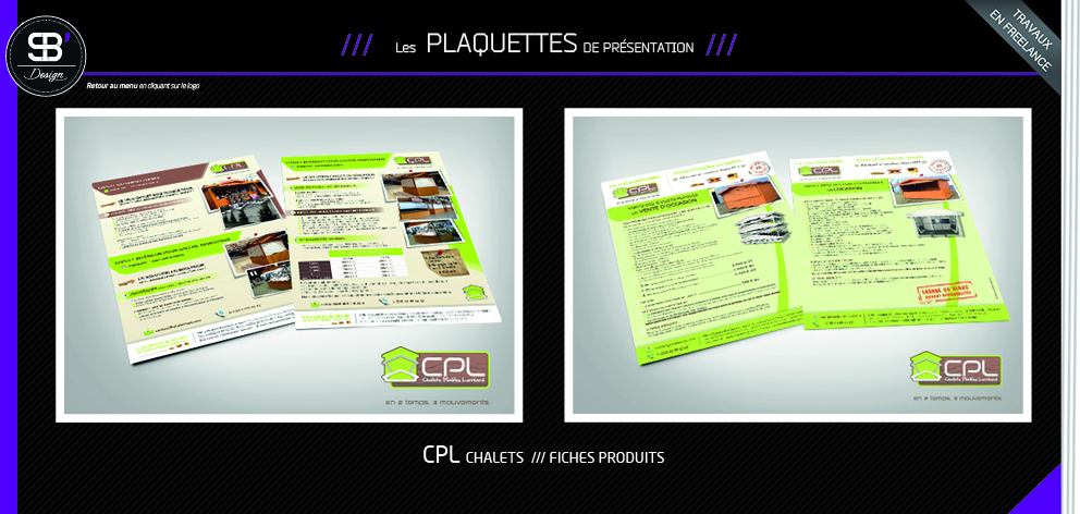 Fiche de prsentation CPL Chalets