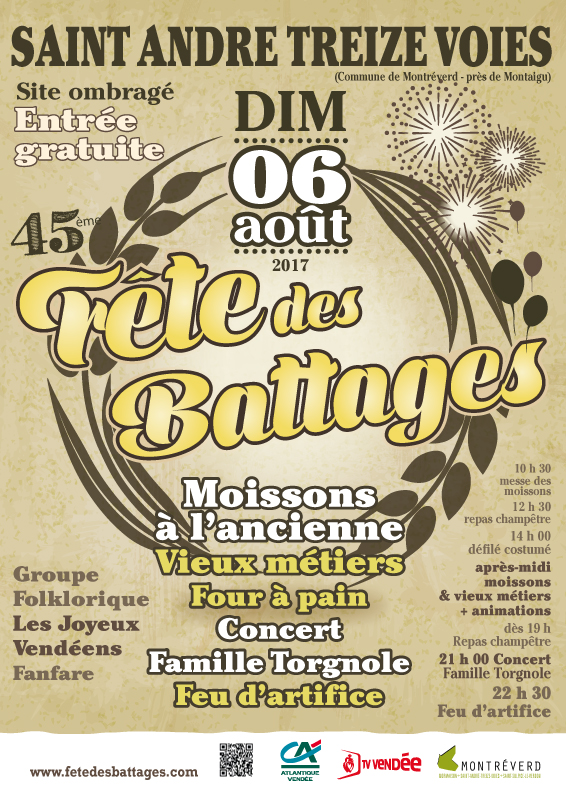 affiche fete des battages