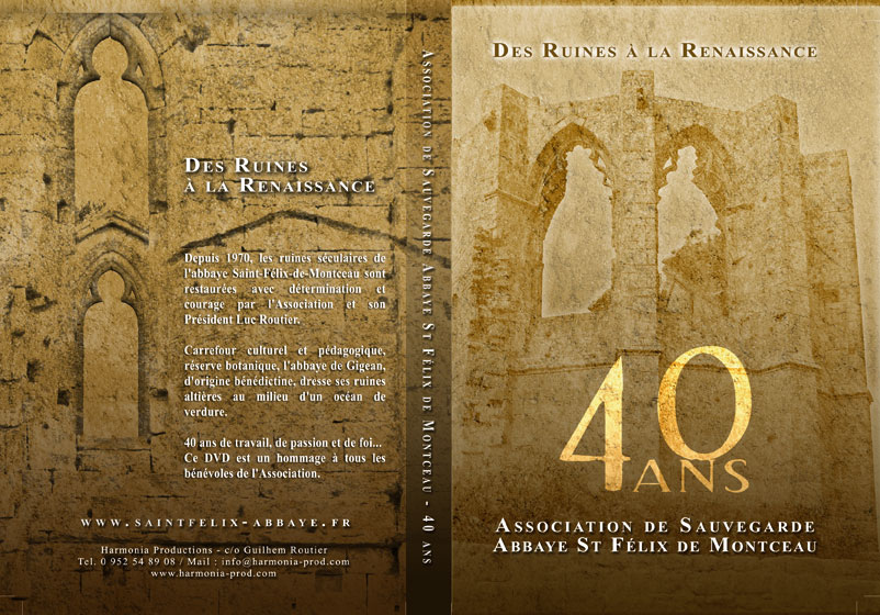 Jaquette DVD "Abbaye St Félix de Montceau"