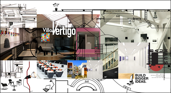 VERTIGO / ROADSHOW "VillaVertigo" - Concept-board