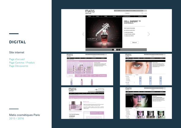 Site Internet - Matis Cosmétique
