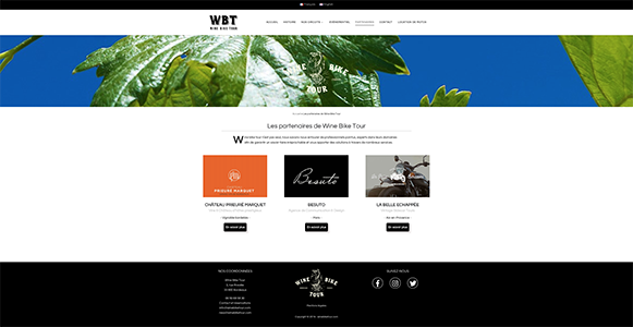 Direction Artistique et réalisation du site :