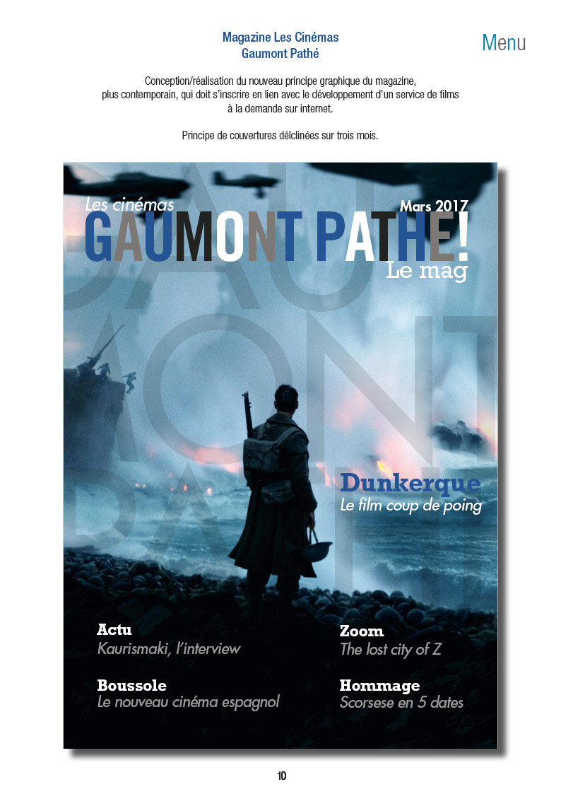 Couverture Magazine Path Gaumont