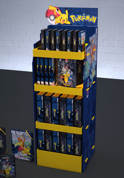 Box pokemon pour showroom client