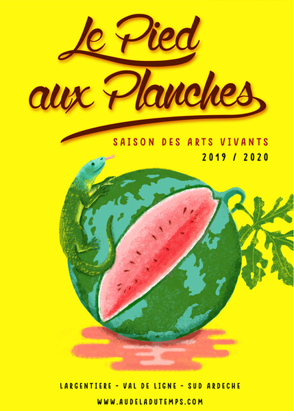 Affiche festival Le pied aux planches 2019