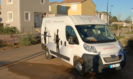 Habillage commercial du véhicule Scal’in