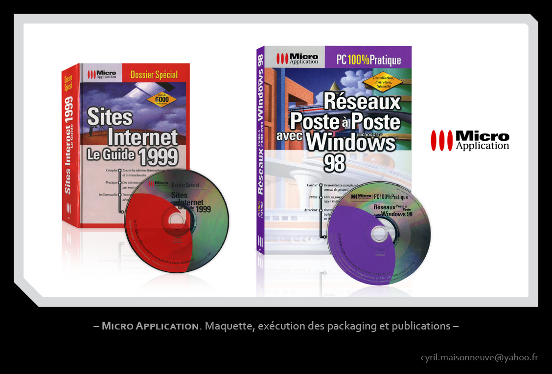 Micro Application - Excution, maquette des couvertures et catalogues