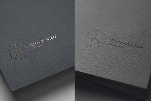 identité visuelle cabinet d'avocats Jonemann