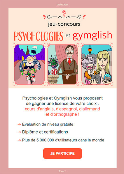 Emailing Annonceur Gymlish