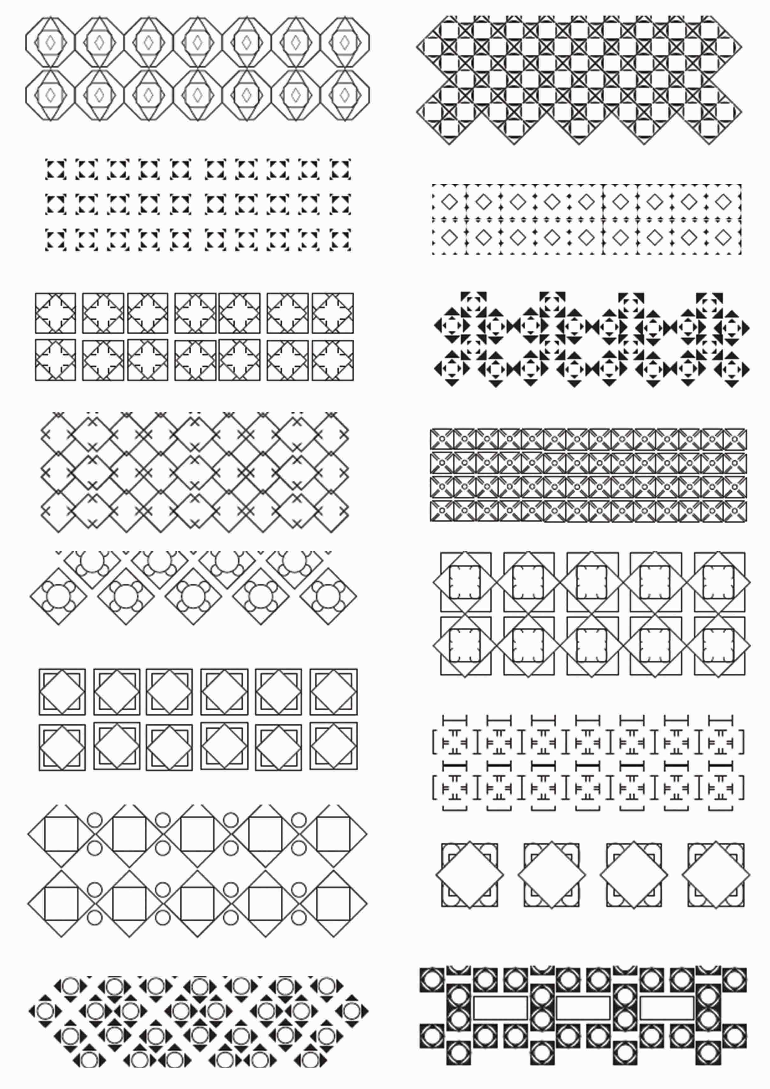 Cration d'une matrice de motif