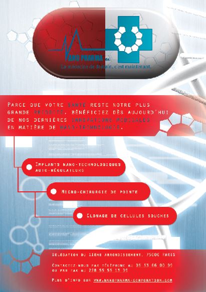 Affiche A4 Nano Pharma