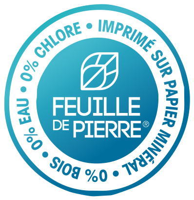 LABEL FEUILLE DE PIERRE