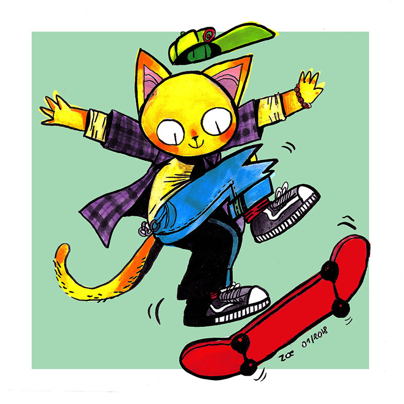 Théo le chat trop cool
