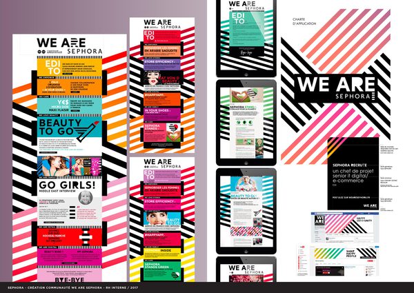 Sephora - Mini site interne "We are"