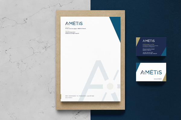 identité visuelle A-Metis