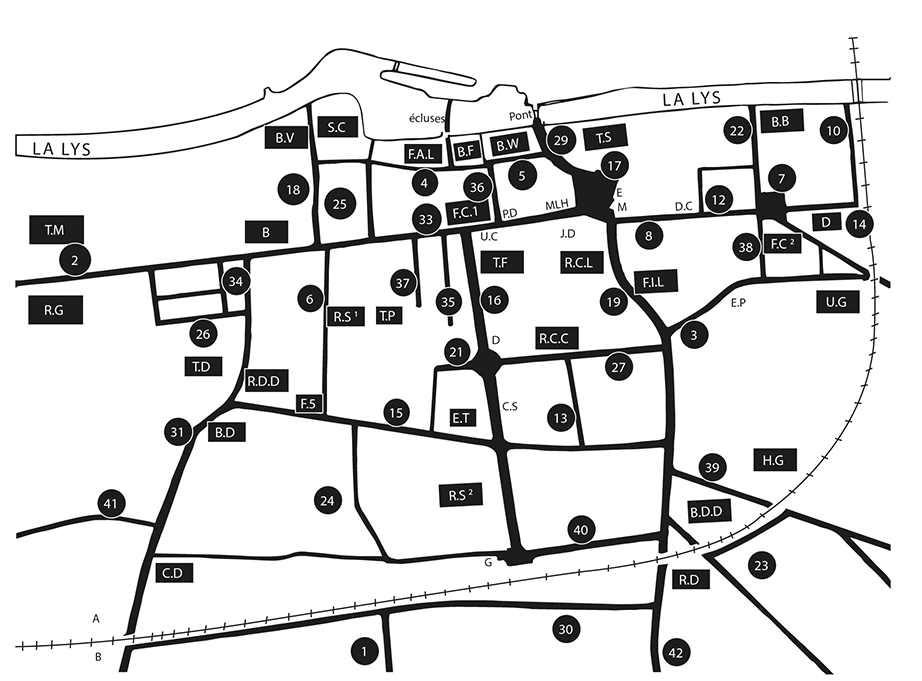 Plan destiné à l'édition d'un livre