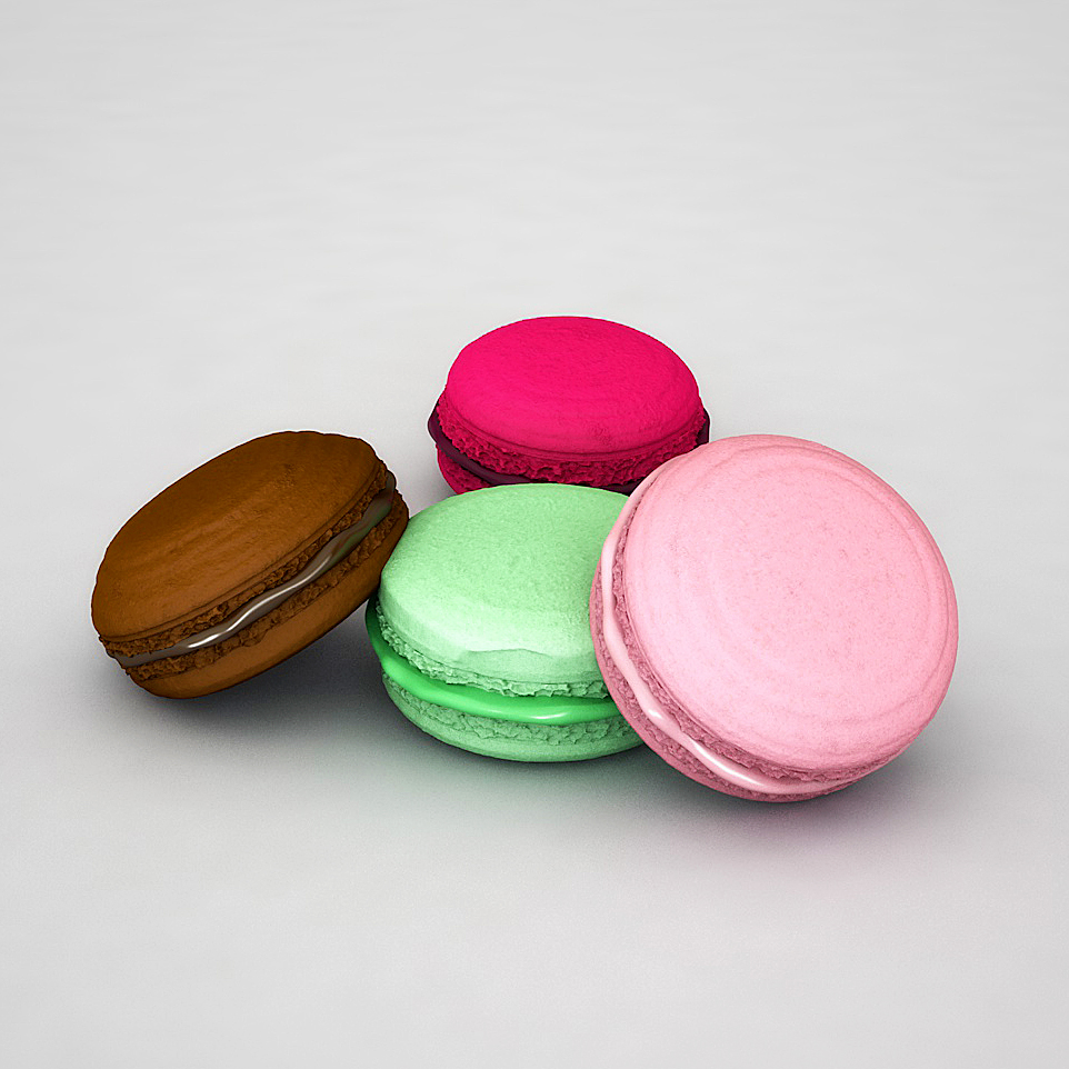 Macarons 3D