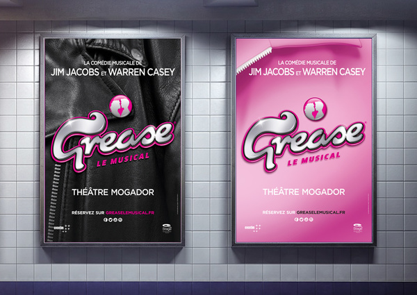 AFFICHES DU MUSICAL GREASE