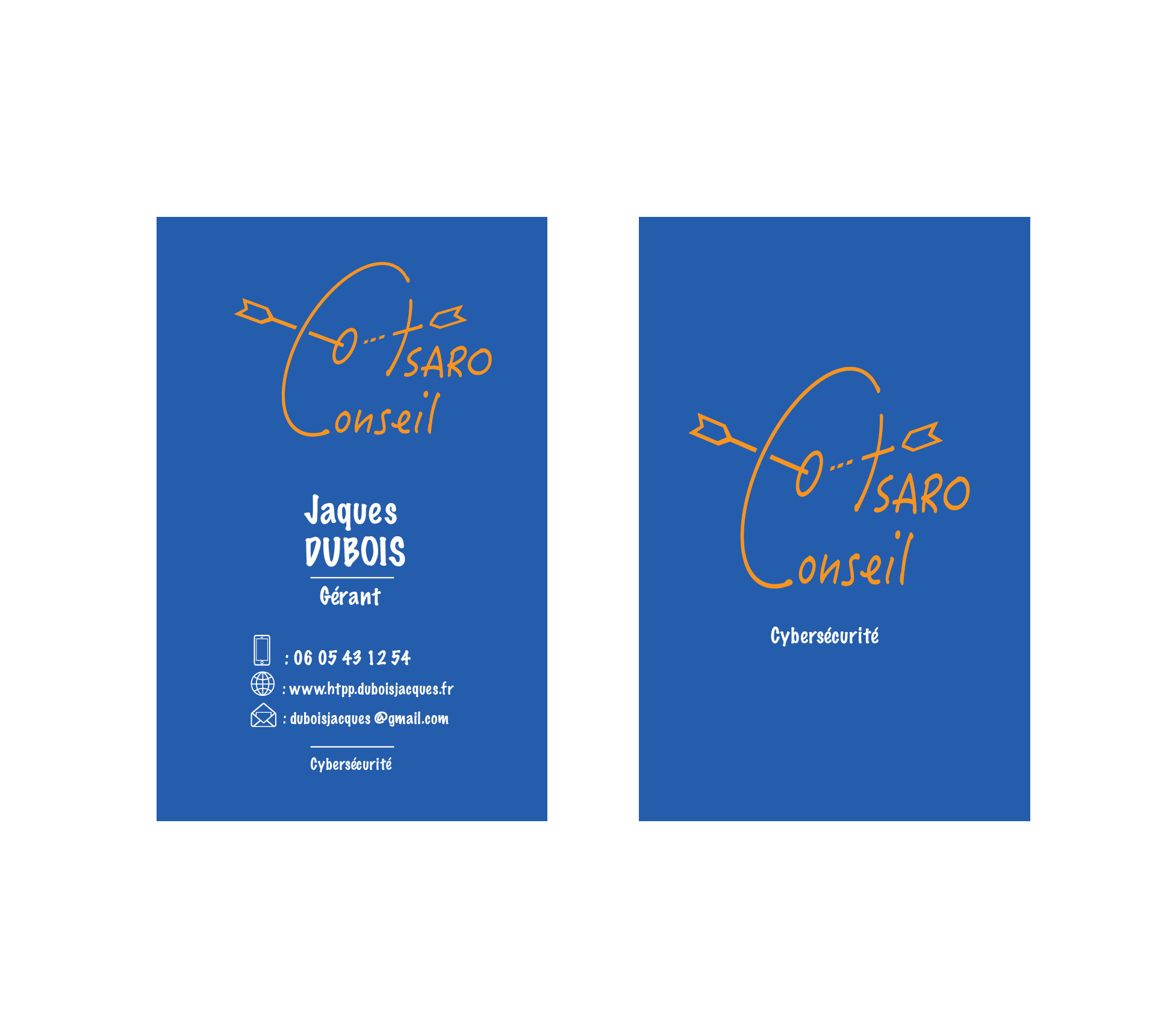 Carte de visite Cyber sécurité Tsaro conseil