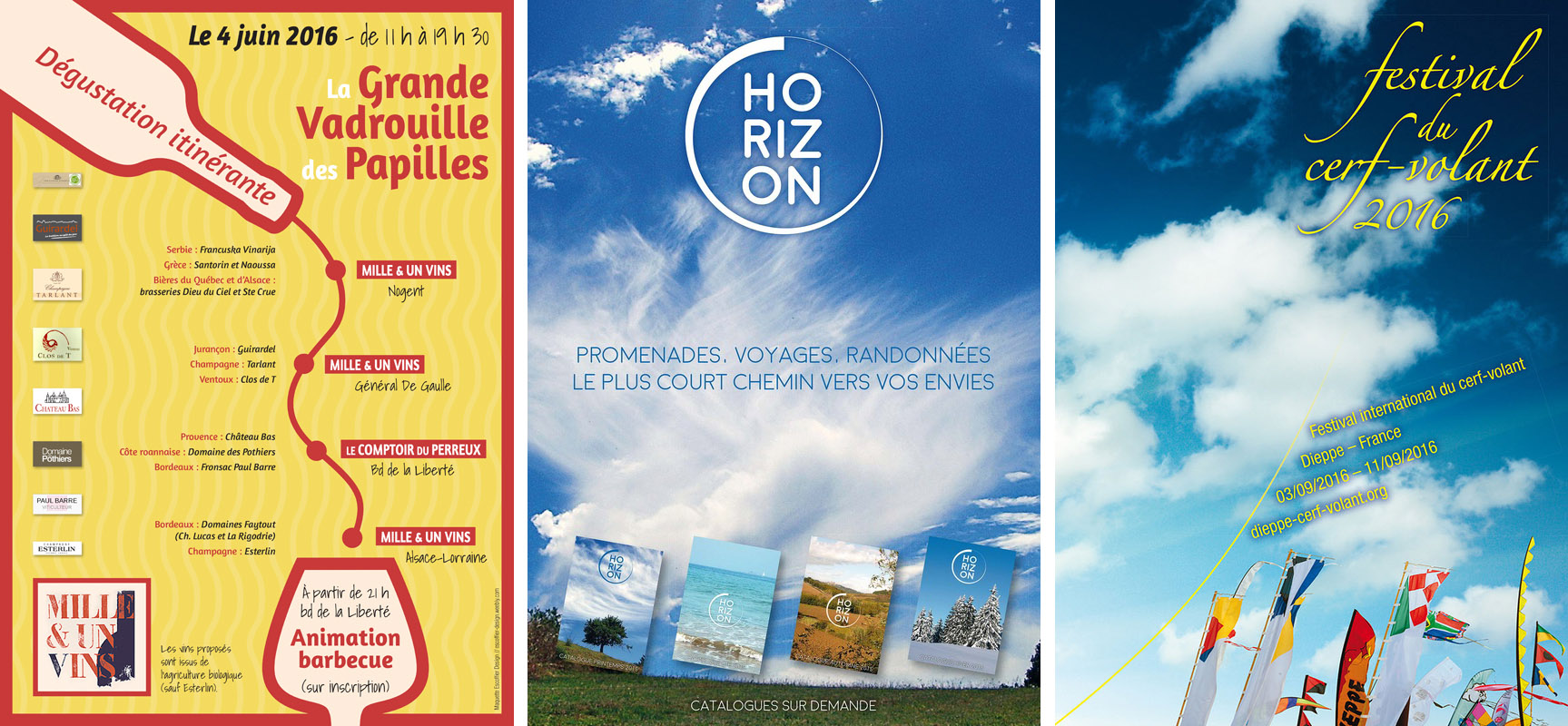 Études d'affiches