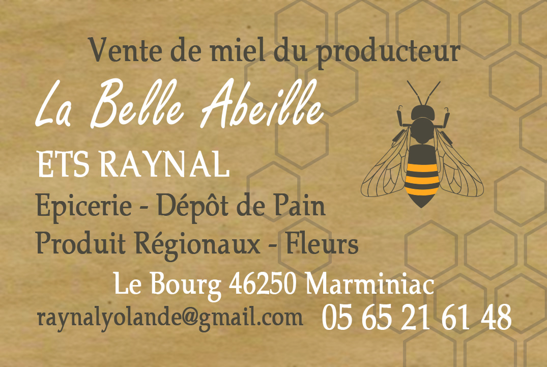 carte la belle abeille