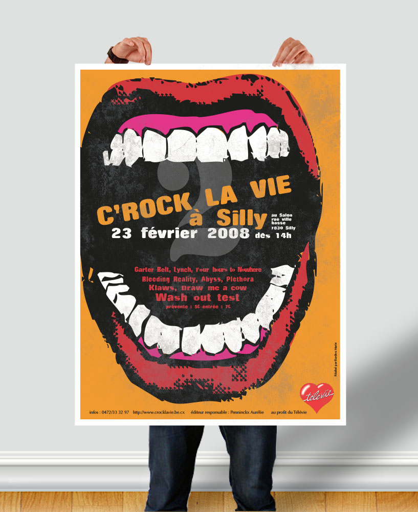 Affiche festival C'Rock la Vie