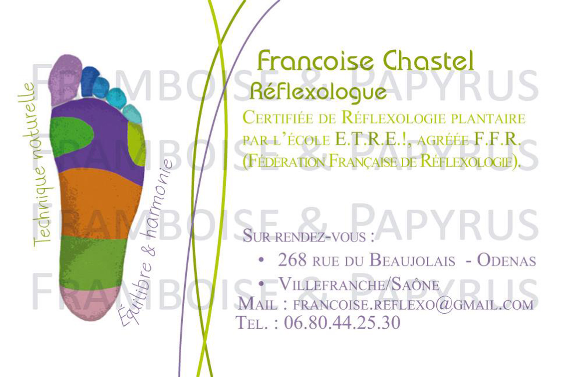 Carte de visite Réflexologue