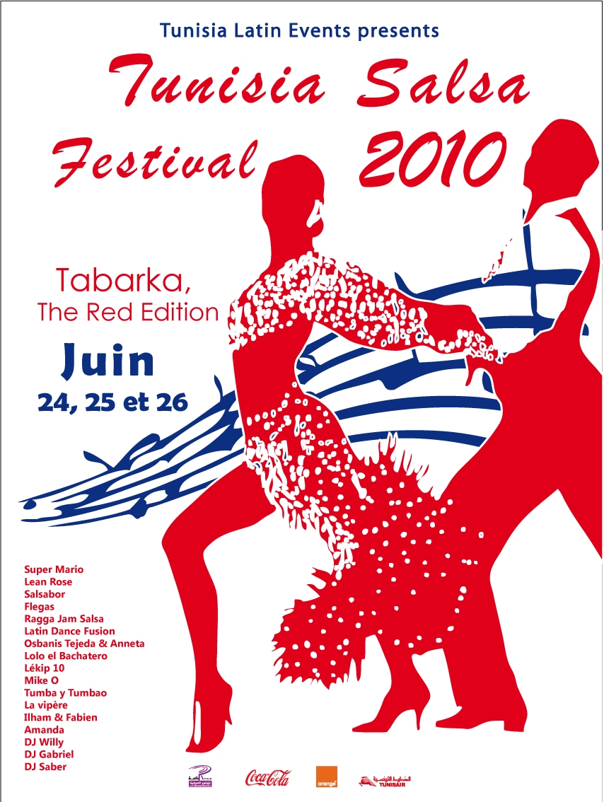 Affiche pour un festival de danse
