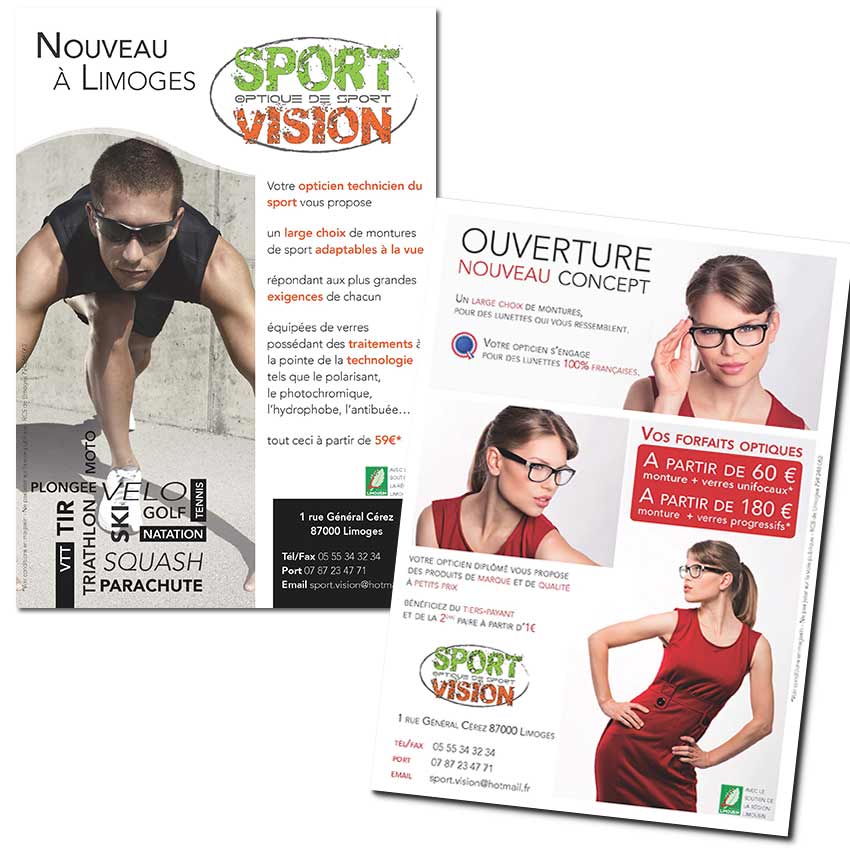 Flyer pour un opticien