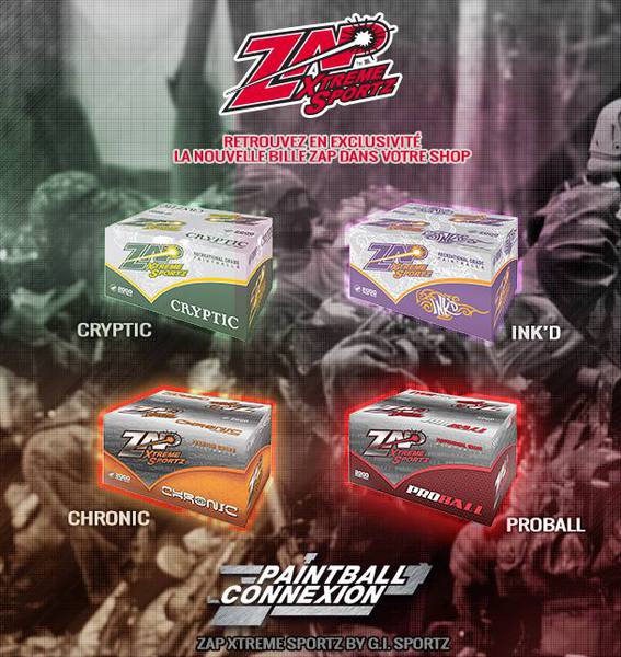 Publicité Paintball Connexion x Zap Xtrem